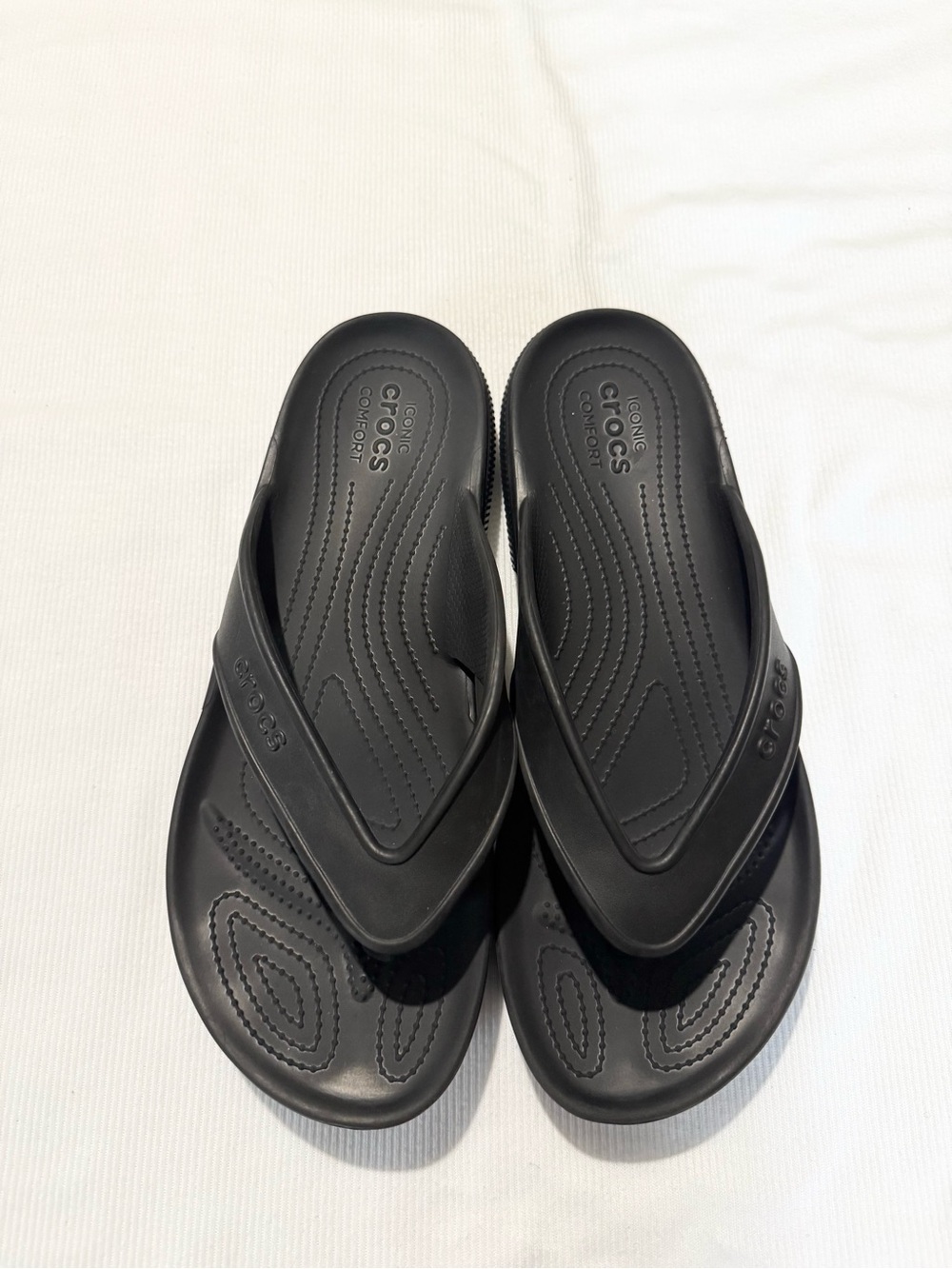 Men’s CROCS Flip Flip Sandal Black Size 13